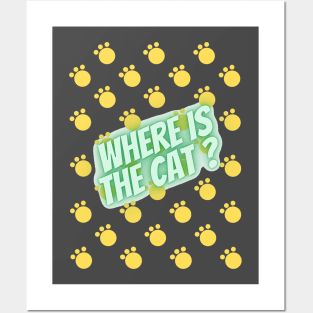 Where is the Cat? Posters and Art